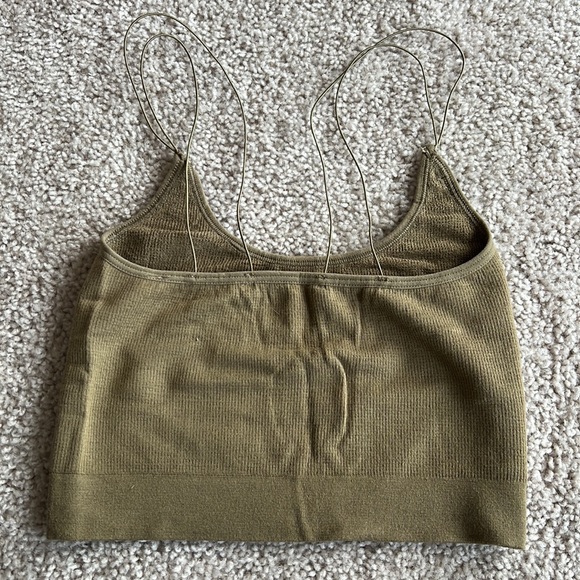 Urban Outfitters Tops Tight Army Green Camisole Poshmark